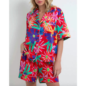PatBO Aster Short Sleeve Pajama Set